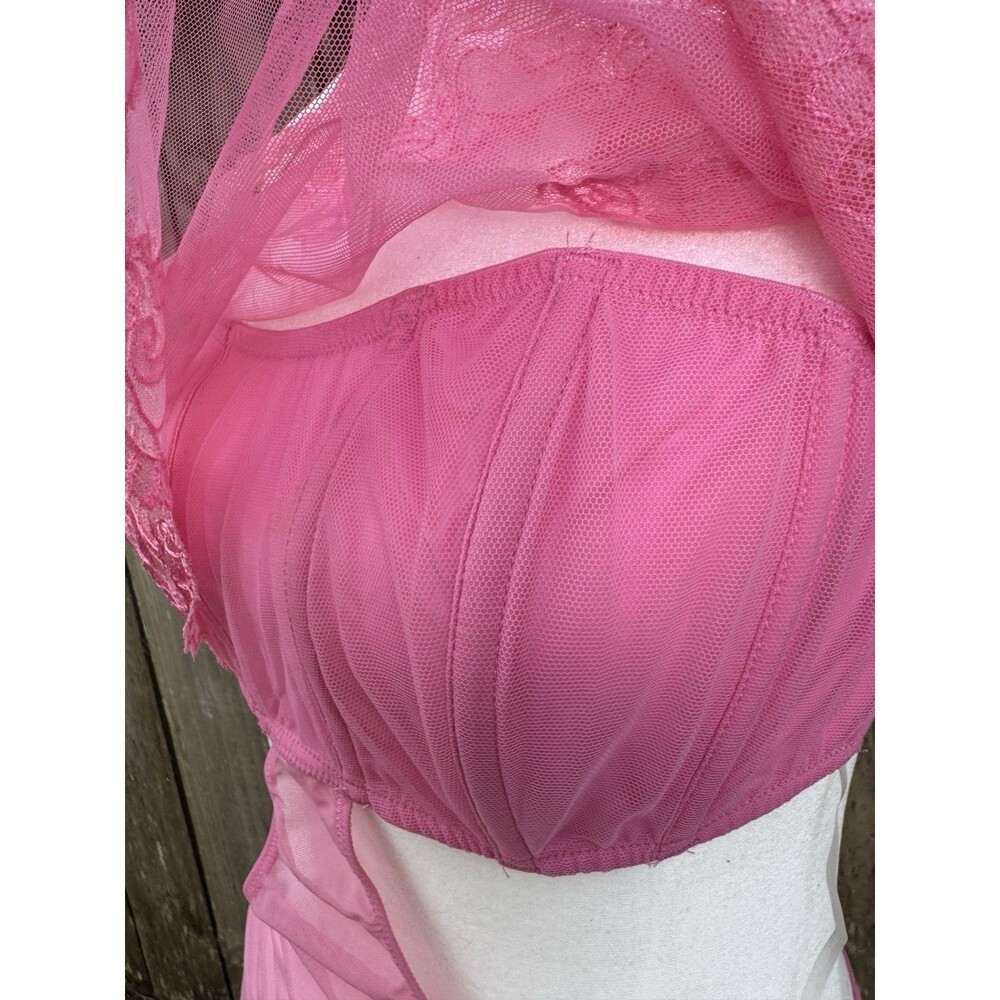 Victoria’s Secret Very Sexy Sheer Teddy M NWT Floral Embroidered Boho Lingerie - Picture 9 of 9